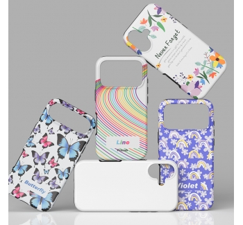 用于iphone 17Air/Pro max手机壳热转印素材苹果二合一涂层壳光面