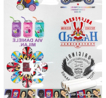 新品棉纺涤纶帆布喷墨卷材打印机印刷哑光DTF白墨烫画膜批发