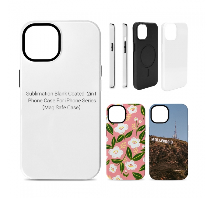 适用于苹果12手机壳二合一磁吸iPhone17热转印手机套素材批发
